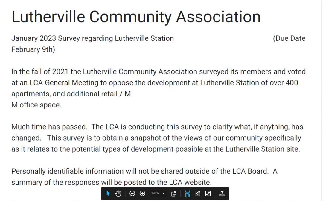 LCA Survey Questions